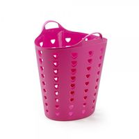 Set: 2 x Kreher Flexibler Tragekorb 65 Liter (Pink)