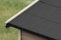 selbstklebende Bitumendachbahn schwarz 2,5 m² für Spielhäuser