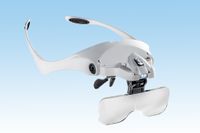 Brillenlupe mit LED Lupe Brille Sehhilfe