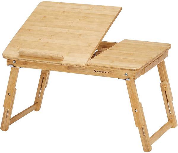Höhenverstellbarer Laptoptisch mit Schublade