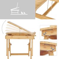 Höhenverstellbarer Laptoptisch mit Schublade