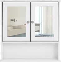 Spiegelschrank mit 2 Spiegeltüren und Ablage