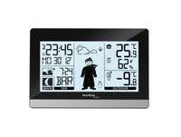 WS9612 moderne Wetterstation, schwarz