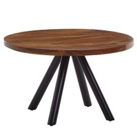 Couchtisch 60x60x35 cm Sheesham Massivholz / Metall