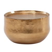 Couchtisch Aluminium 60x60x35 cm Gold