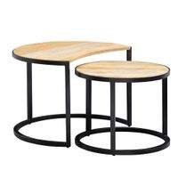 Couchtisch 2er Set Mango Massivholz