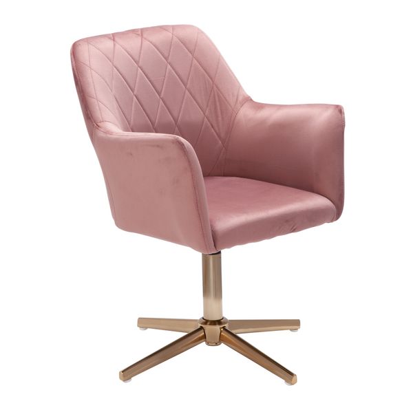 Drehstuhl 97 x 55 x 55 cm Rosa