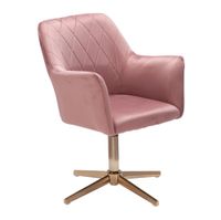 Drehstuhl 97 x 55 x 55 cm Rosa
