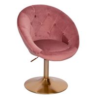 Loungesessel 100 x 67 x 62 cm Rosa