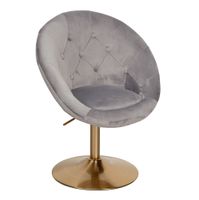 Loungesessel 100 x 67 x 62 cm Grau