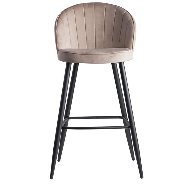 Barhocker 103 x 56 x 53 cm Beige