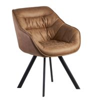 Esszimmerstuhl 85 x 64 x 60 cm Beige