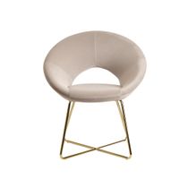 Esszimmerstuhl 83 x 60 x 57 cm Beige