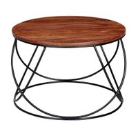 Couchtisch 60 x 60 x 40 cm Braun