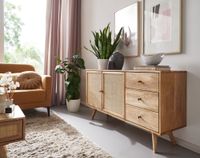 Sideboard 140 x 75 x 40 cm Braun
