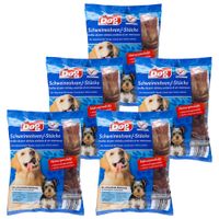 Natursnack für Hunde, Schweineohren 5 x 400 gr.