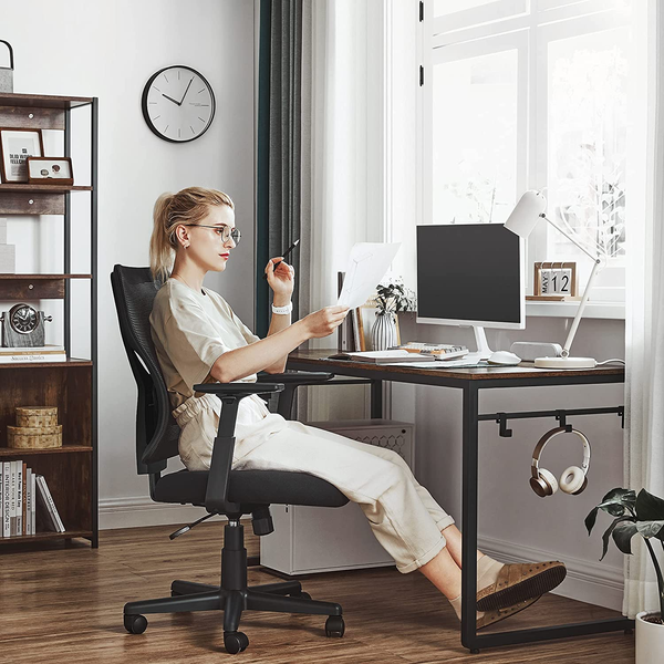 Bürostuhl in Netzoptik, Belastbarkeit 120 kg