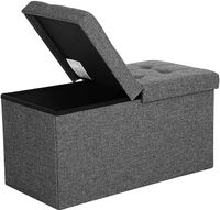 Sitzbank mit Stauraum, 80 L, 76 x 38 x 38 cm