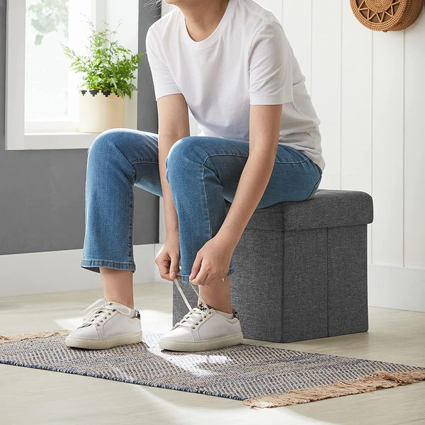 Sitzhocker mit Stauraum, 40 L
