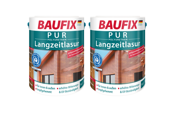 PUR-Langzeitlasur kiefer 5 L 2er Set