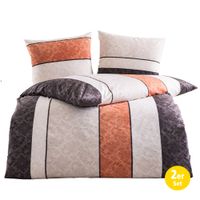 Feinbiber-Bettwäsche, ca. 135 x 200 cm