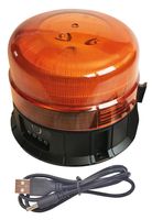 Akku LED Rundumkennleuchte 12/24V,R65