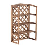 Blumenständer Blumenregal Pflanzregal Blumenbank 3 Etagen Tannenholz (Modell8)