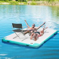 Aufblasbare Badeinsel bis 500 kg Belastbarkeit Schwimminsel
