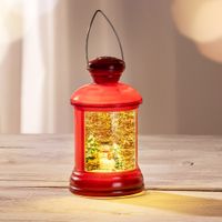 LED-Schneelaterne LEVI - Schneemann
