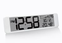 WS8120 - XXL Funkwanduhr digital, Temperatur- und Luftfeuchteanzeige, 44 cm