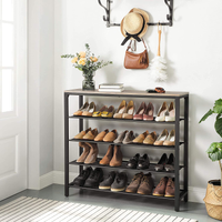 Schuhregal, 100x30x92.5cm, Weiß