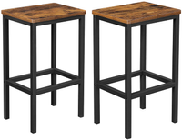Barhocker, 40x30x65cm, Rustikales Braun