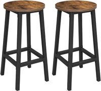 Barhocker, 30x30x65cm, Rustikales Braun