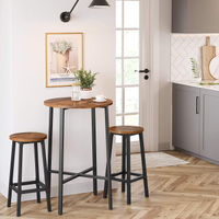 Barhocker, 30x30x65cm, Rustikales Braun