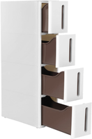 Küchenregal, 45x17x84cm, Weiß
