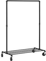Kleiderständer, 100x49x163cm, Schwarz