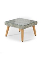 Garten Ecksofa, 5 Sitzer mit Beistelltisch