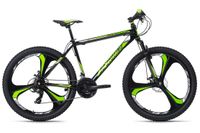 Mountainbike Hardtail 26'' Sharp Schwarz-Grün RH 51 cm