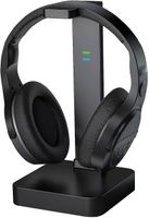OK-320 Fernseh Kopfhörer Digitaler Stereo-Funk-Kopfhörer mit Akku & DSP 2in1-Ladestation Headset