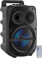 Partylautsprecher PMA-950.k Mobile PA-Partyanlage Bluetooth MP3 USB SD Karaoke UKW 150 Watt Box