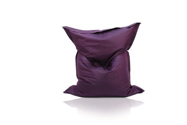 Outdoorfähiger Riesensitzsack ca. 140 x 180 cm, Farbe brombeer