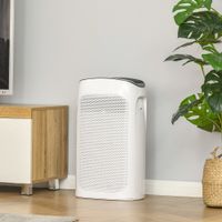 Luftreiniger mit HEPA Filter für bis zu 25-35 m³ Air Purifier für Allergiker Raucherzimmer Staub mit leiser Schlafmodus Timer ABS 32,7 x 22 x 55,8 cm