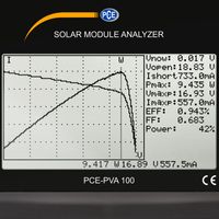 Photovoltaik Analysator PCE-PVA 100
