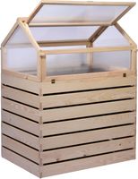 XXL Hochbeet mit Frühbeet-Aufsatz