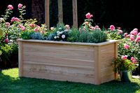 Großes Hochbeet für den Garten