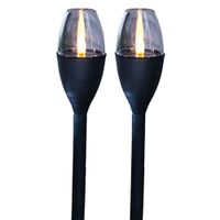 LED-Solarleuchte - Flamme 2er Set