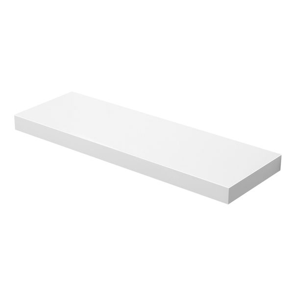 Wandregal, weiß, 60 x 20 x 3,8 cm