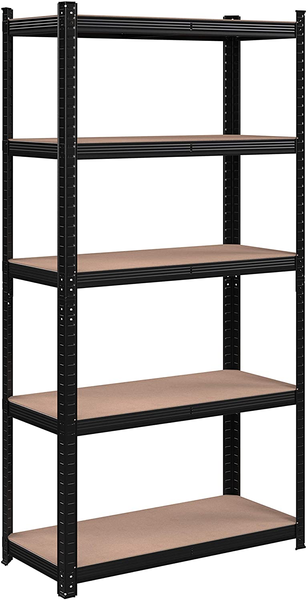 5-stufiges Regal, ca. 180 x 90 x 40 cm- Rustikales Braun