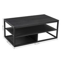 Couchtisch, Rustikal Braun,