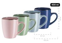 Serie Metallic Rim, Kombiservice 16 teilig für 4 Personen